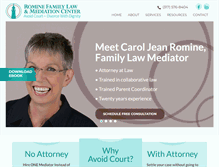 Tablet Screenshot of familylawfishersindiana.com